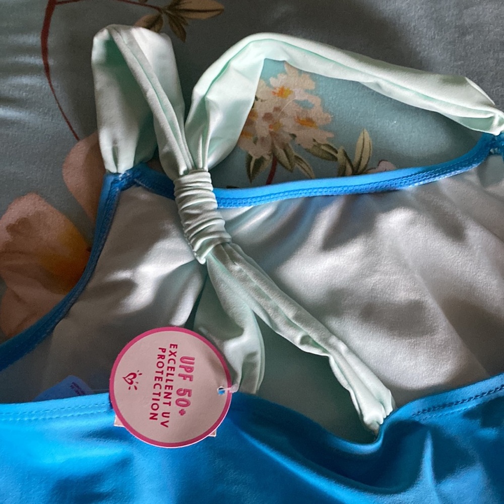 2 new girls bathing swimsuit mermaid justice blue clothing bundle 12 vintage NWT - Picture 12 of 12